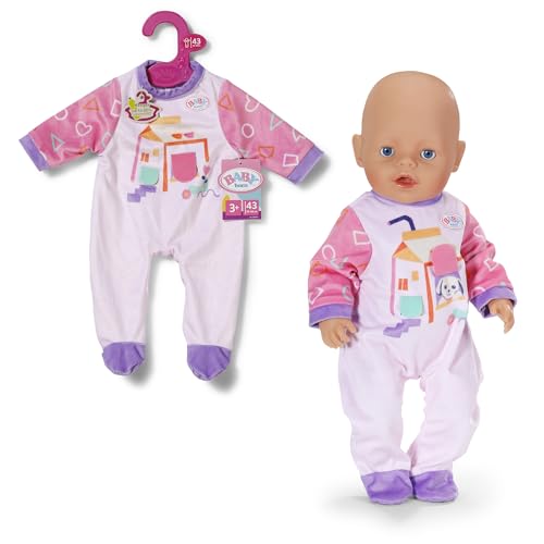BABY born Strampler Lucky fĂĽr 43 cm Puppen mit Hausmotiv