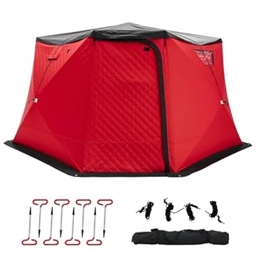 big ice fishing tent