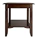 Winsome Nolan End Table, for Living Room, Bedroom, Cappuccino