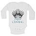 Little Royaltee Shirts Cute Movie Lover Bodysuit Poop is Coming 0-3 Months, White