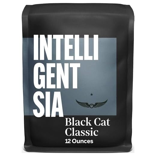 Intelligentsia Coffee Gifts, Medium Roast Whole Bean Coffee - Black Cat Espresso 12 Ounce Bag with Flavor Notes of Stone Fruit, Dark Sugars and Dark Chocolate