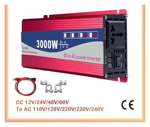 Onduleur Pure Sinus 24V 230V 3000W à Affichage Numérique Intelligent - 4