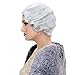 STfantasy 20S Finger Wave Wig Flapper Curly Synthetic Hair for Women 1920s Cosplay Costume Halloween Party Daily Everyday Wear (Siver Grey)