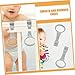 CORHAD 4pcs Pull up Rings for Crib Sling Fitness Ring Toy Strap Safety Boy Girl Pull up Bar Play Gym Accessories