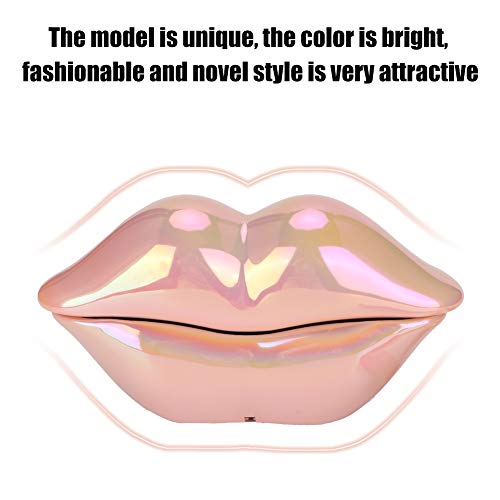 Neuheit WX 3016 Festnetztelefon in Lippenform, Leuchtendes Rosa, Schreibtischtelefon für Zuhause und Büro mit Klarer Klangqualität (Galvanisieren in Rosa)