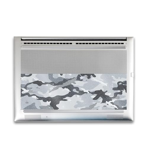 Image of Glossy Glitter Gaming Skin Compatible with HP Envy x360 16 inch (2023) - Gray Camouflage - Premium 3M Vinyl Protective Wrap Decal Cover - Easy to Apply | Crafted in The USA by MightySkins