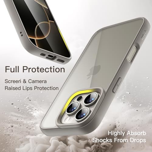 Image of JETech Case for iPhone 16 Pro, Natural Titanium