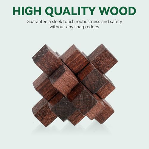 image for Mytothfy 24 Pcs Brain Teaser Puzzles for Adults - Metal Puzzles 3D Puz