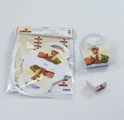 Kit da 25 portaconfetti Prima Comunione +