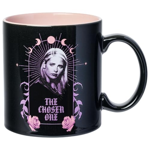 Silver Buffalo Buffy The Vampire Slayer “The Chosen One” Ceramic Mug, 20 Ounces
