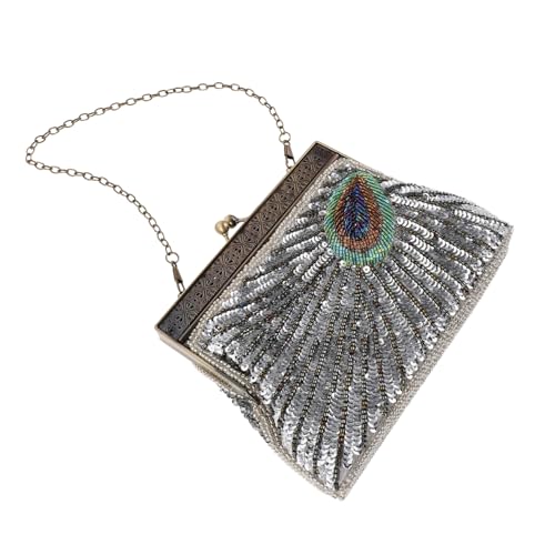 Pochette de soirée à paillettes Beavorty sac de fête compact