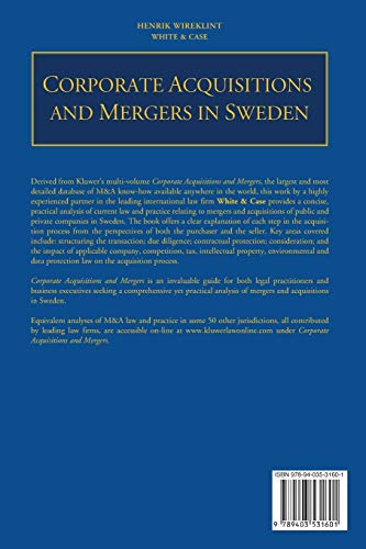 Corporate Acquisitions and Mergers in Sweden
