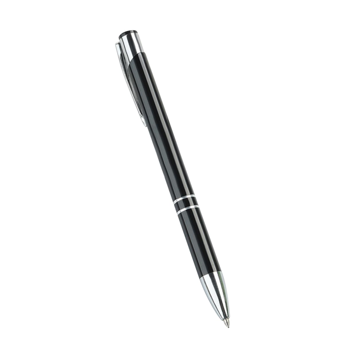 Ciieeo 3 Set Penna A Sfera Inchiostro Metallo Punta Fine Penne Nere Retrattili Scuola Ufficio Clip 6 Pezzi * 3