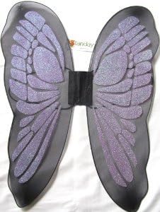Tanday Black/Purple Extra Large Princess Fairy Butterfly Wings (8805)