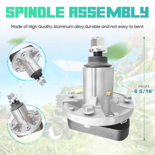 image for ILONPA Lawn Mower Deck Rebuild Kit Includes (2) Spindle Assembly GY200