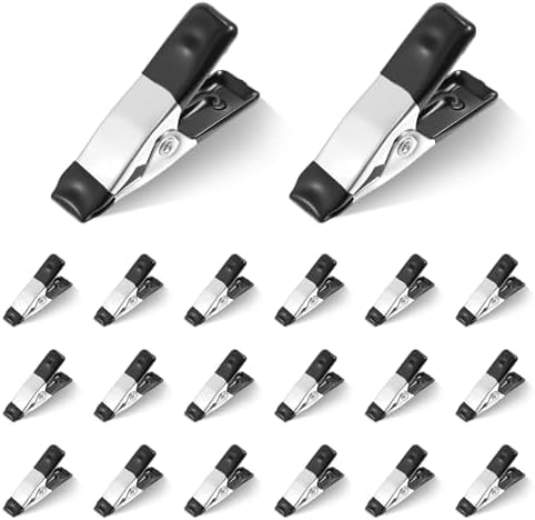 Mini Spring Clip 20 Pcs Spring Clamps Mini Clamps for Model Making Metal Spring Clamps ...