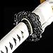 CHENGYING Katana Sword,Real 41 Inch 3.42 Pound Full Tang White Japanese Samurai Sword CY-2022ABUA-1,We Provide a Variety Katanas,Perfect for Gifts and Collections (1.White Samurai)