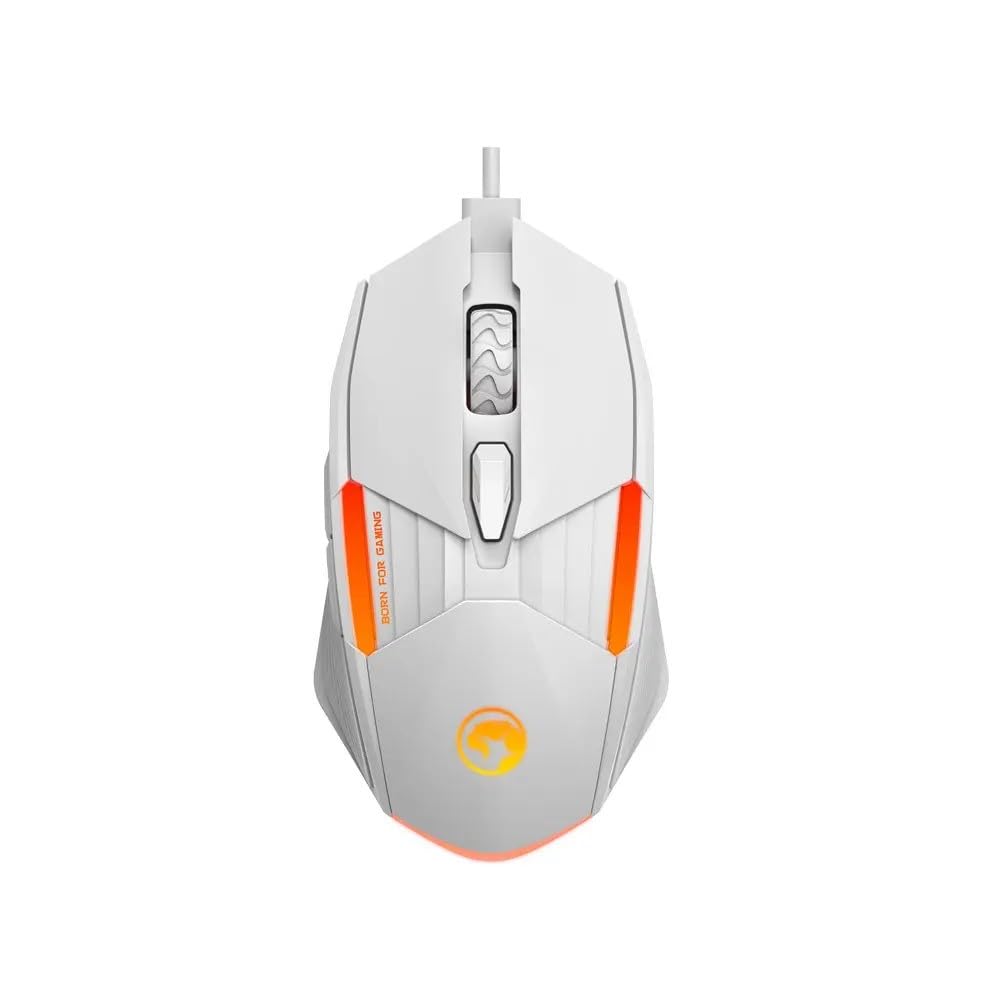 Amazon.com: Marvo Scorpion M291 WH CAPO wired Gaming Mouse 7
