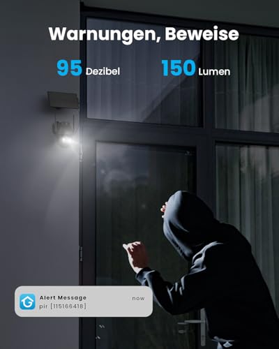 ieGeek Kamera monitoringowa 2K 3 MP zewnętrzna solarna, 360° PTZ, zewnętrzna kamera z akumulatorem, 2,4 GHz, bezprzewodowa kamera do monitoringu z czujnikiem ruchu PIR, kolorowe widzenie nocne, audio