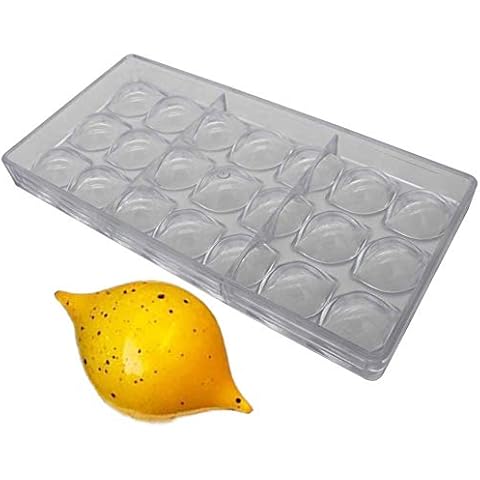 Goldbaking Lemon Chocolate Mold Polycarbonate Chocolate Mould Chocolate DIY Mold Cover