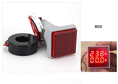 3 indicadores de corrente e tensão CA com visor de dois dígitos, monitor de instrumento de medição m