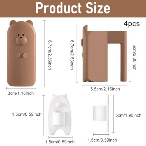 Image of SNOWIE SOFT 4Pcs Silicone Door Hinges Guards Baby Proofing Anti-Pinch Guards Kids Safety Cartoon Door Stopper Removable Door Protector for Home Baby Safety Products for Home,Multicolor