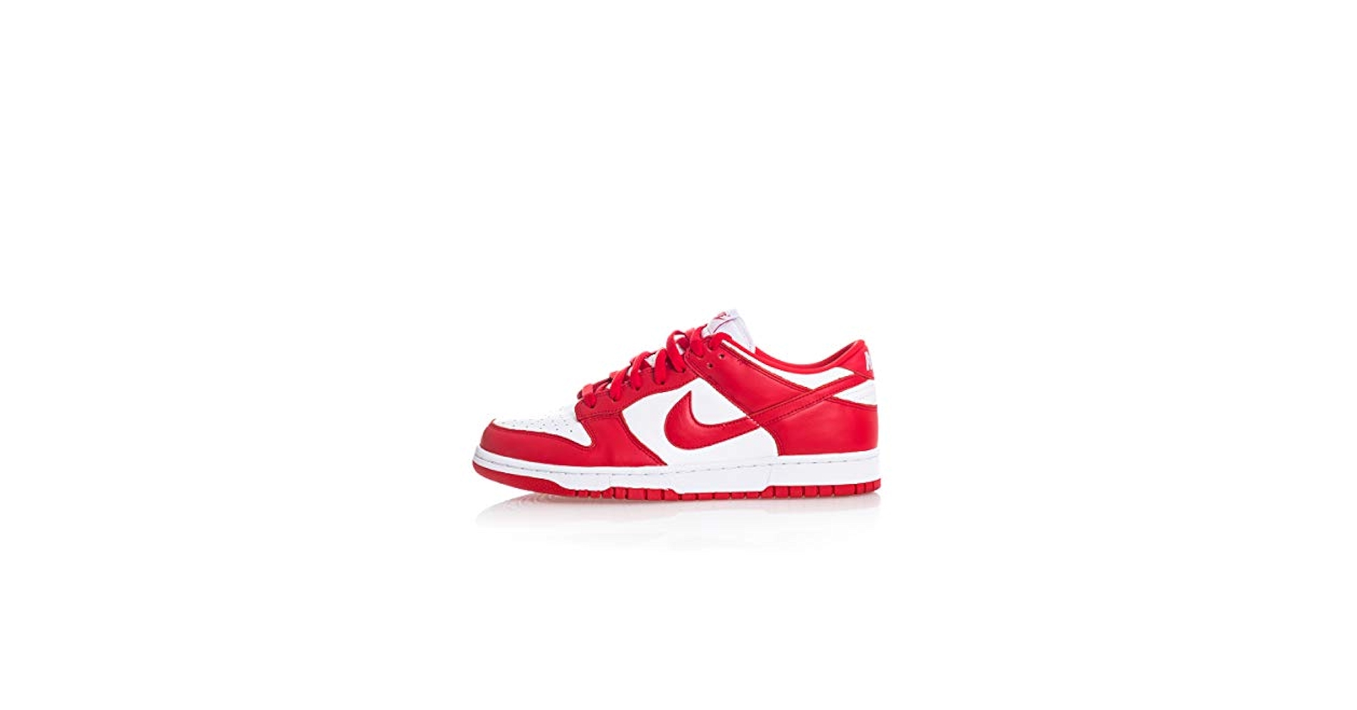 シューズ(男性用) Nike Dunk Low \"White and University Red\" Nike Dunk Low SP White and University Red CU1727-100 US6