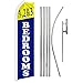 1, 2, 3 Bedrooms Swooper Advertising Flag & Pole Kit - Perfect for Apartments, Condos, Leasing Offices, Rental Homes