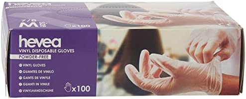 Disposable Vinyl Gloves, Size XL, 1 X 100