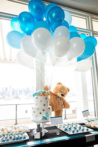 VIDAL CRAFTS Baby Shower Decorations for Boy, Its a Boy Banner, Complete Party Decor Kit, Paper Fans, OH BABY Foil and Latex Balloons, Tissue Paper Pom Poms, Honeycomb Balls, Party Supplies for Boys