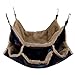 WGYTECH Hamac pour petit animal domestique - Trois couches à suspendre - Pour petits animaux - Pour faire la sieste - Sac à balançoire - Hamster - Jouet - Nid pour hamster - Sucrier - Furets - Rat