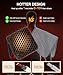 UTK 1Min Fast Heating Pad, 3X Deeper Pain Relief Far Infrared Heating Pad for Back & Cramps, 8 Heat Setting, 4H Auto Off, FSA-HSA Eligible, Adjustable Strap, Machine Washable,Valentine Gifts 12