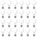 24 Pack A19 Light Bulbs Daylight 5000K 60 Watt Equivalent Led Light Bulb