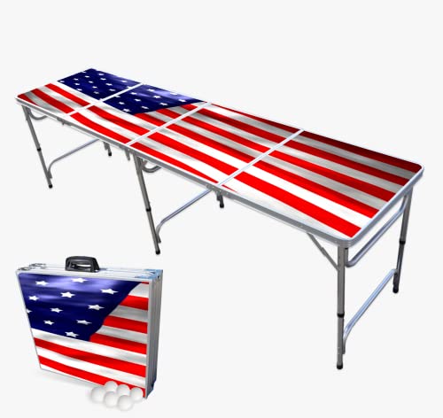 Gopong Pro 2,4 m Premium Beer Pong Table – Heavy Duty Noir, 91,4 cm