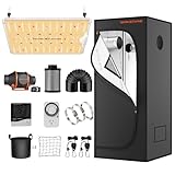 Grow Tent Komplettset: Einfache Montage, kostengünstig! Das Paket beinhaltet SF1000-D Wachstumslampe, 60x60x140cm growzelt, 10cm-Inline-Kanalventilator, Kohlekohlefilter, Flex-Luft-Aluminium-Kanal, Kanalclips, Lüfterdrehzahlregler, Thermometer und Hygrometer, Timer, 3pcs 5-Gallonen Pflanztasche, Gitter-Pflanzennetz, Aufhänger.