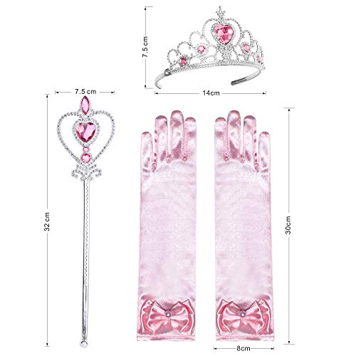 Sunny Fashion Girls Dress Unicorn Rainbow Tulle Unicorn Headband Party Size 4-104