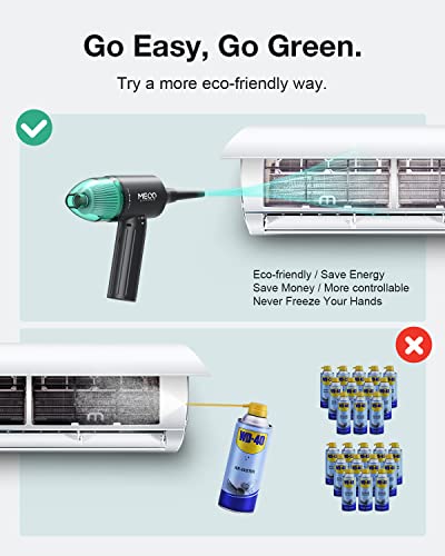 Electric Compressed Air Duster & Vacuum, Meco Electric Air Blower, 4 In 1 Function Powerful 3-Gear To 90000Rpm/12000Pa Keyboard Cleaner, Rechargeable Cordless Air Duster For Computer/Car/Pet Hair #TOP6