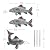 CLYB Set of 3 Garden Koi Fish Statue Antique Copper Fishes Outdoor Décor Garden Sculptures & Statues Metal Koi Fish Figurine Ornaments for Outdoors,Patio Decor,Backyard and Home Kitchen Decorations