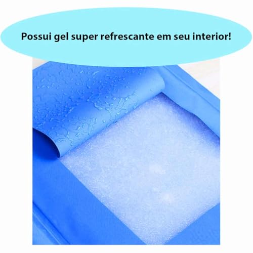 Tapete Gelado Pet 40x50 Conforto Térmico a Cães e Gatos em Dias Quentes