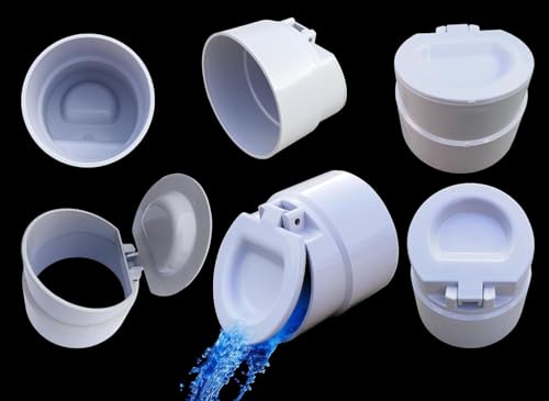 Image of ESEKSAFAR 1pc PVC Drain Pipe cap /PVC Backflow Mosquito Tank Pvc Pipe Flap Gate Valve non Return Valve for Outer diameter pipe fitting (8 inch PVC Pipe (200mm))