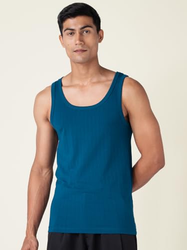 Image of DAMENSCH Anti-Bacterial Anti Odour Soft Pinstripe Cotton Vest