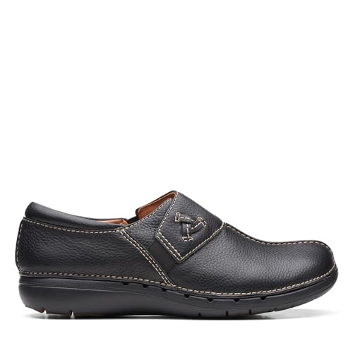 Image of Clarks Un Loop Ave Shoes - Women's, Black 9.5 M