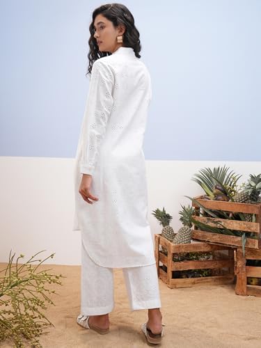 Image of Vishudh Women's Kurta | Comfortable Ethnic Wear for Daily Use | Lightweight & Breathable Indian Top