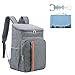 Sac à Dos Réfrigérant, Sac à Dos Isotherme, Sac Thermique, Sac à Dos Glacière, avec Tapis de Pique-Nique, Sac à Lunch pour Camping BBQ, Pique-Niques, Barbecues, événements, Gris