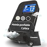 Heimfleiss® Matelas Gonflable Autogonflant 100x200x45 cm | Lit Gonflable Premium 1 Personne | Matelas avec Pompe Électrique pour Camping et Invités