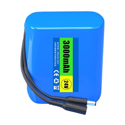 XXSTAR DC 24V 3000mAh Rechargeable Lithium Battery Pack