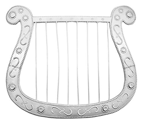 ARPA ANGELO cm27 h 22 Piccola arpa argento