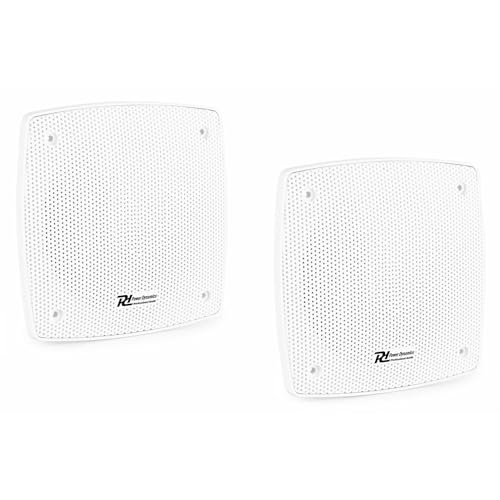 Power Dynamics MS70-2 Haut-Parleurs 100W Résistants à l'eau, 5,25 Pouces, Idéal à Intégrer dans Les Salles de Bain, Les Bateaux, Les Piscines