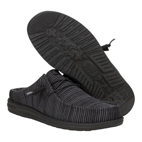 Image of HEYDUDE Men's Wally Slip Stretch Canvas | Men's Shoes | Men Slip-on Loafers | Comfortable & Light-Weight