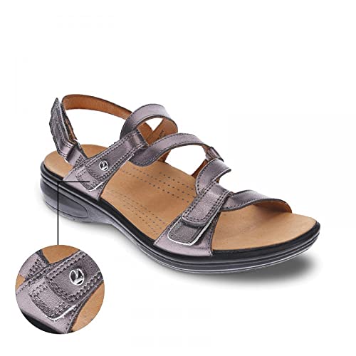 Revere Emerald 3 Women’s Sandals - Premium Soft Leather, Adjustable Straps & Contoured Footbed - Orthotic Arch Support for Stylish Comfort & All-Day Wear2